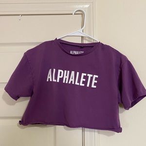 Alphalete cropped tee